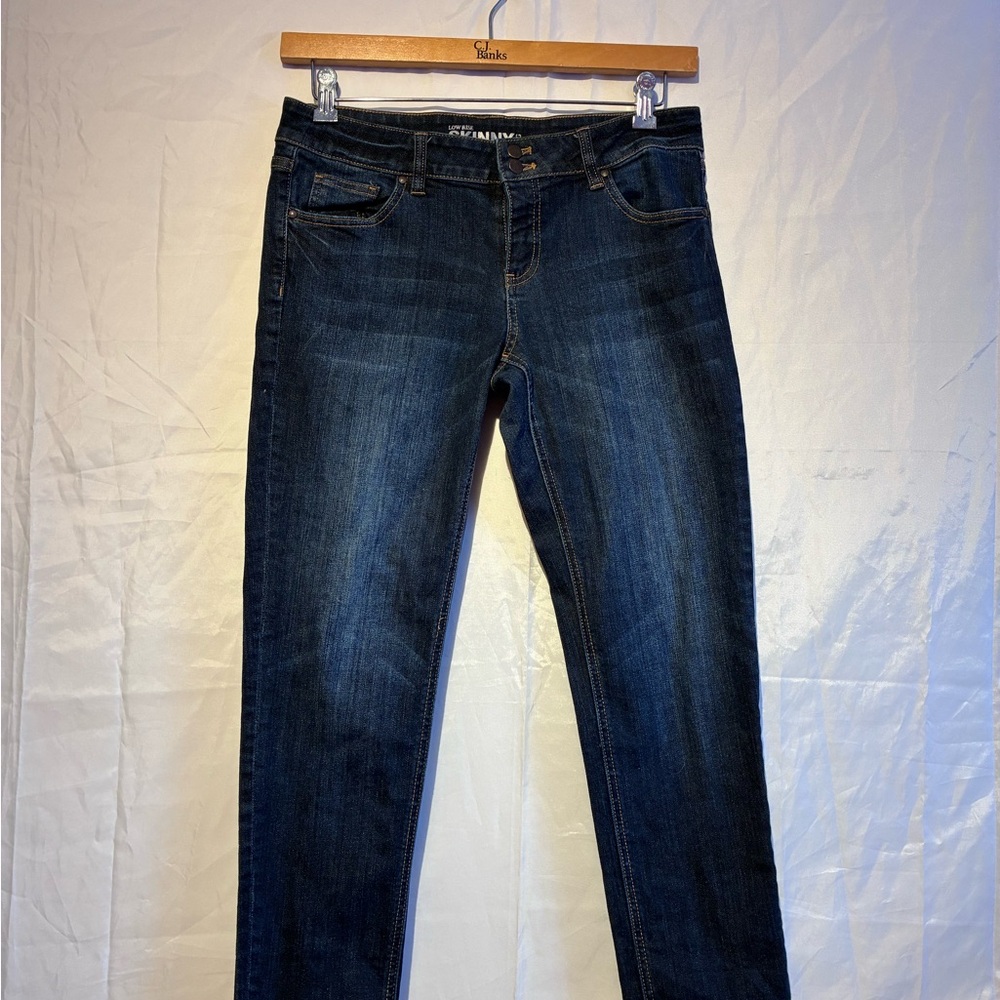New York & Company Dark Blue Skinny Jeans